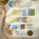 Poppy Crafts Embossed Scraping Paper - Listen to the Sea and Pick Up Shells