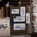 Poppy Crafts Fabric Tag - Eaculyptus Leaf