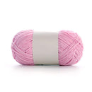 Poppy Crafts Fine Chenille Yarn 50g - Baby Pink