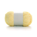 Poppy Crafts Fine Chenille Yarn 50g - Butter Yellow