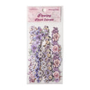 Poppy Crafts Flower Stickers - Purple Dream Flower Path