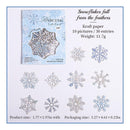 Poppy Crafts Hollow Cut Kraft Paper - Snowflakes Fall