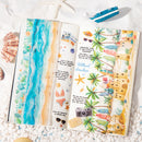 Poppy Crafts Seaside In Midsummer PET Sticker Roll 2/Pkg - Blueboard Surfing
