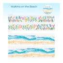 Poppy Crafts Seaside In Midsummer PET Sticker Roll 2/Pkg - Walking on the Beach