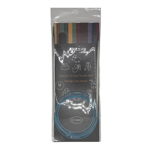 Poppy Crafts Stainless Steel 100cm Circular Knitting Needles - 3.75mm