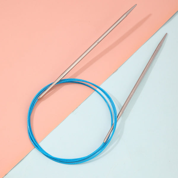 Poppy Crafts Stainless Steel 100cm Circular Knitting Needles - 2.25mm
