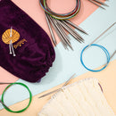 Poppy Crafts Stainless Steel 100cm Circular Knitting Needles - 2.25mm