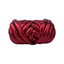 Poppy Crafts Super Chunky Hand Knitting Yarn 500g - Metallic Red