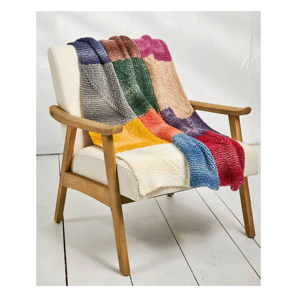 Premier Yarns Free Pattern - Karma - Good Karma Grid Blanket