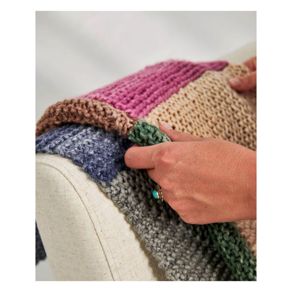 Premier Yarns Free Pattern - Karma - Good Karma Grid Blanket