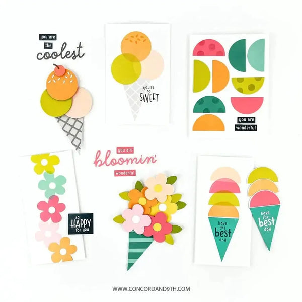 Concord & 9th Clear Stamps 4"X8" Pretty Sweet