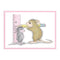 House Mouse Cling Rubber Stamp This Tall*