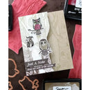 Simon Hurley create. Cling Mount Stamp 6"X6" Whimsical Woods*