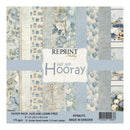 Reprint Hip Hip Hooray 8"x8" Paper Pack
