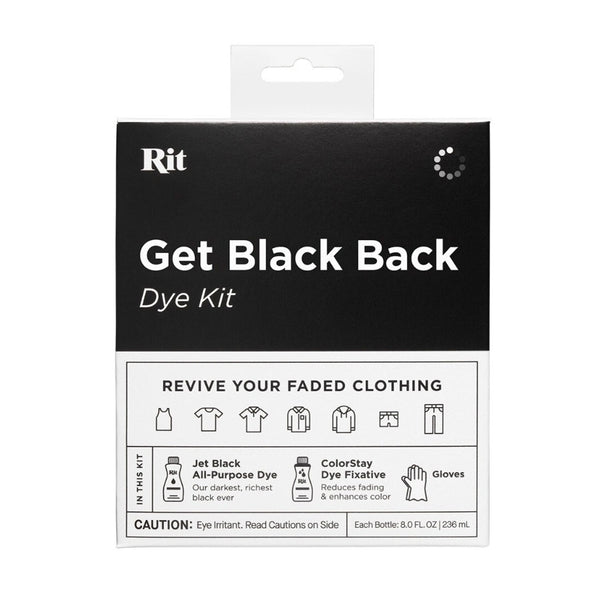Rit Fabric Dye Kit - Get Black Back