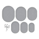 Spellbinders Wildflowrs Etched Die Set by Lisa Horton - Scallop and Stitched Edge Ovals
