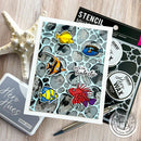 Hero Arts Stencil 6"X6" Pebbles & Stones