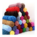 Poppy Crafts Velour Yarn 100g 3 Pack - Black