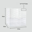 Universal Crafts Art Marker Organizer – 108 Slot Clear Acrylic Case