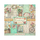 Stamperia Double-Sided Paper Pad 8"x 8" 10/Pkg - Garden