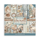 Stamperia Scrapbooking Printed Pad 8" x 8" 10 Sheets - White Christmas