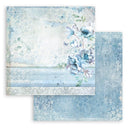 Stamperia Double-Sided Paper Pad 8"x 8" 10/Pkg - Blue Land