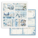 Stamperia Double-Sided Paper Pad 8"x 8" 10/Pkg - Blue Land