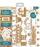 Crafter's Companion Foil Transfers 6"X6" Vintage Vegas*