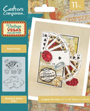 Crafter's Companion Stamp & Dies Royal Flush, Vintage Vegas*