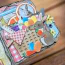 Elizabeth Craft Metal Dies Picnic Basket & Bunny
