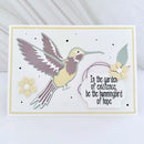 Elizabeth Craft Metal Dies Layered Hummingbird
