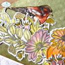 Elizabeth Craft Stamp And Die Set Autumn Harvest Florals*