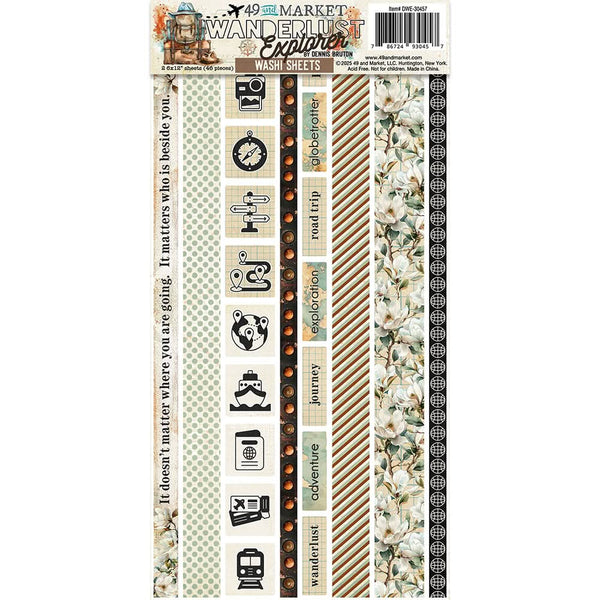 49 and Market - Wanderlust Explorer Collection - Washi Tape