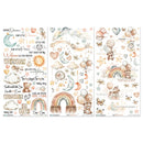 49 And Market Rub-On Transfer Set 6"X12" Little Dreamer