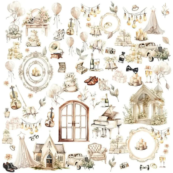 49 And Market Laser Cut Outs Elements, One Perfect Day