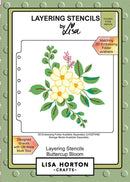 Lisa Horton Crafts Layering Stencils Buttercup Blooms*