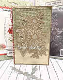 Lisa Horton Crafts Layering Stencils Poinsettia And Holly*
