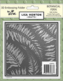Lisa Horton Crafts Embossing Folder 6"X6" Botanic Fern*