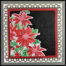 Lisa Horton Crafts Embossing Folder Poinsettia And Holly
