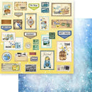 Memory Place Double-Sided Paper Pack 6"X6" 24 pack Bon Voyage*