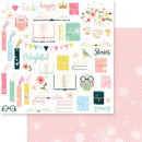 Memory Place Double-Sided Paper Pack 8"X8" 18 pack Book Lover*