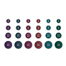 Simple Stories Colour Vibe Buttons 24pack Darks*