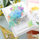 Pinkfresh Studio Clear Stamp Set 4"X12" Artistic Dahlia*