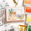 Pinkfresh Studio Clear Stamp Set 4"X6" Holiday Spirit*