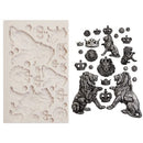 Finnabair Decor Moulds 5"X8"X8mm Regal Lions*