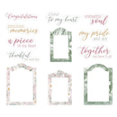 P13 Precious Ephemera Cardstock Die-Cuts 12 pack Frames & Words*