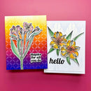 Simon Hurley create. Photopolymer Stamp 6"X9" Heartfelt Blooms