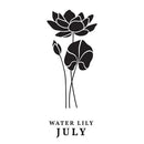 Spellbinders Press Plate – July Water Lily Flower for Cardmaking & Calendars