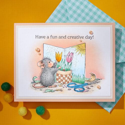 House Mouse Cling Rubber Stamp Creative Day