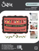 Sizzix Thinlits Die Set By 49 and Market 15/Pkg - Snap and Swap Merry Christmas